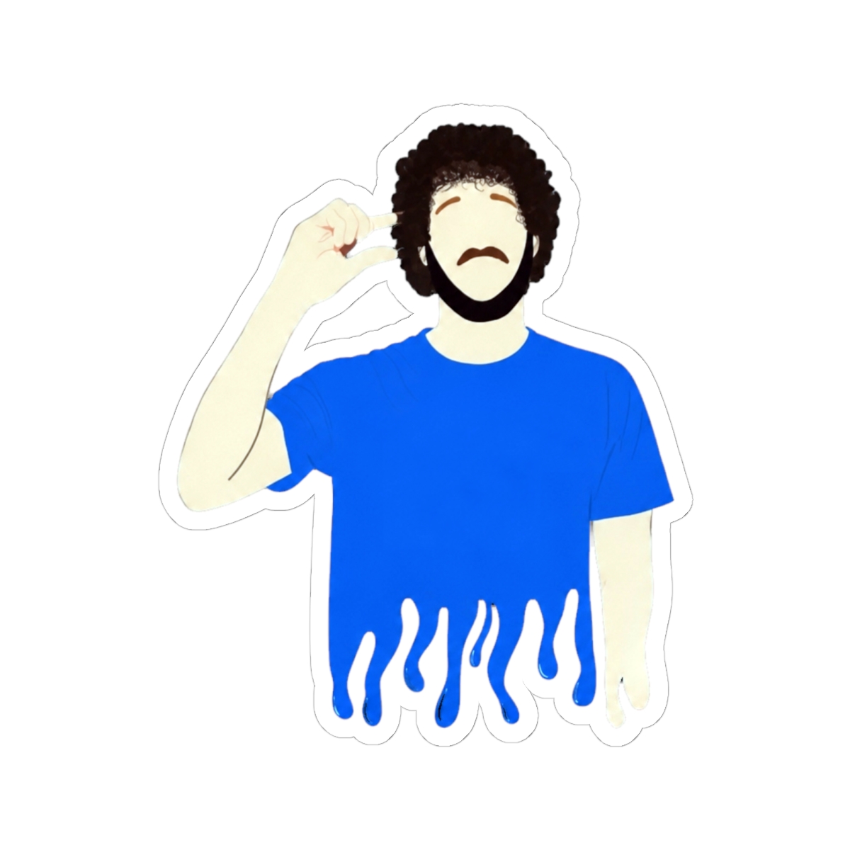 Lil dicky Sticker - alternate angle 2, merchandise